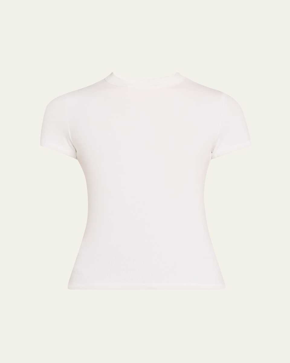 Ribbed Crewneck Baby Tee
